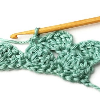 How to Crochet the Mixed Diagonal Shell Stitch Photo Tutorial