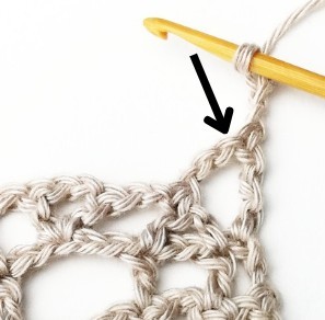 Lacy Interlocked Circles Crochet Stitch Photo Tutorial