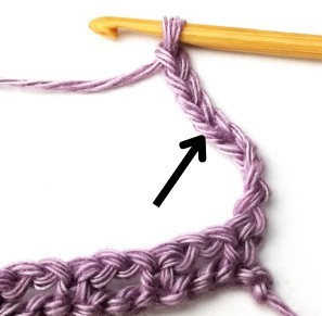 Striped Picot Mesh Crochet Stitch Photo Tutorial