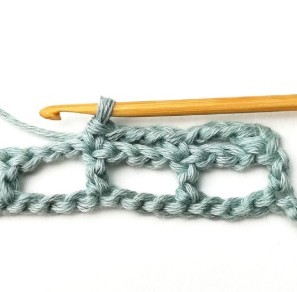 Striped Mesh Crochet Stitch Photo Tutorial