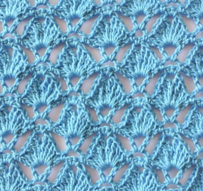 Crochet Lace Shell Stitch