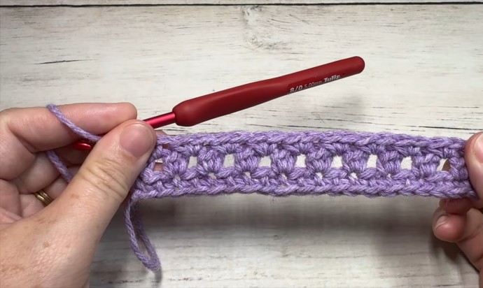 How to Crochet the Blended Mesh Stitch Photo Tutorial