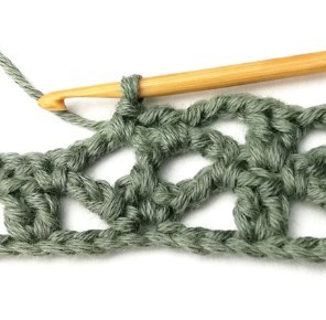 Lacy Spider Column Crochet Stitch Photo Tutorial