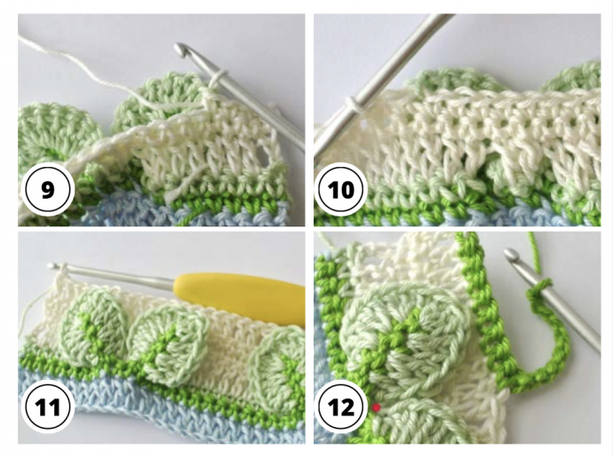 Crochet 3d Flower Stitch Tutorial