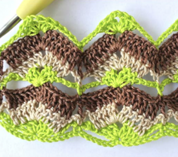 Crochet Big Shell Stitch