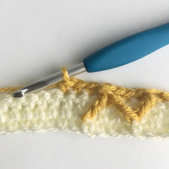 Diamond Waffle Crochet Stitch Photo Tutorial