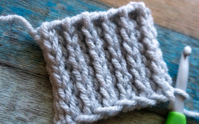 How to Crochet Hdc Slip Stitch Ribbing Photo Tutorial