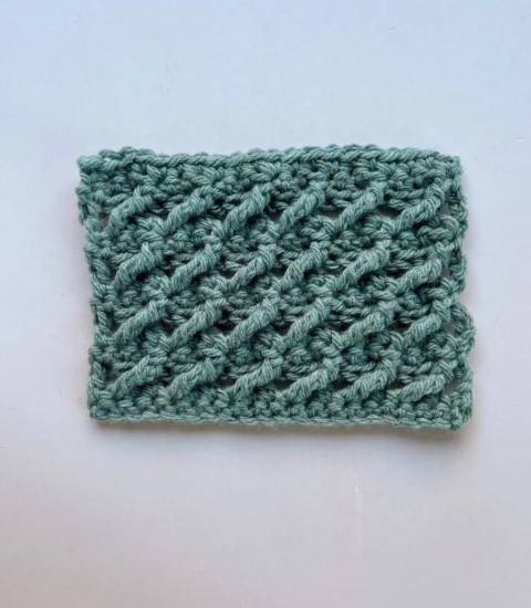 Tweed Twisted Cable Crochet Stitch Photo Tutorial Tweed Twisted Cable Crochet Stitch Photo Tutorial