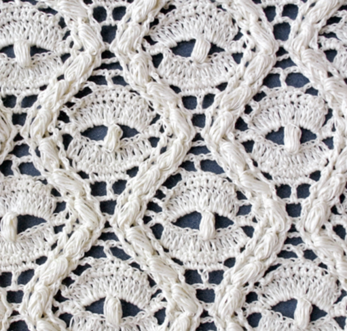 Crochet Textured Lace Stitch: A Delicate Fusion of Elegance and Texture