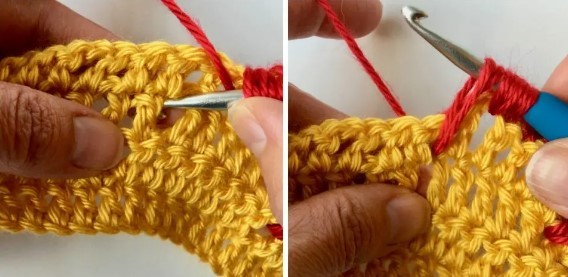 Extreme Drop Leaf Crochet Stitch Photo Tutorial