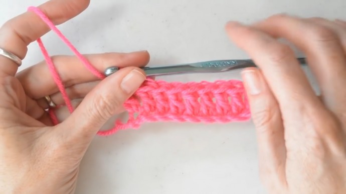 How to Crochet the Raised Ripple Stitch Photo Tutorial