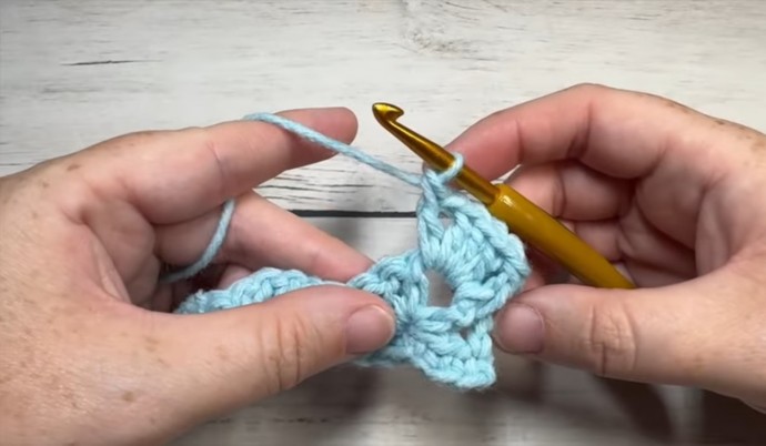 How to Crochet the Slanted Shell Stitch Photo Tutorial