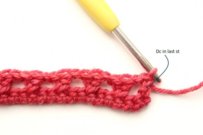 Lace Diamond Crochet Stitch