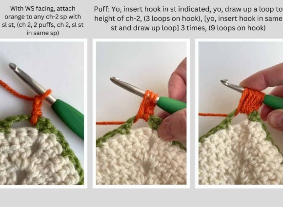 Pumpkin Blanket Border Crochet Pattern