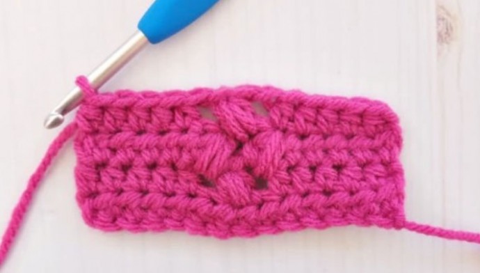 Tiny Flower Crochet Stitch Photo Tutorial