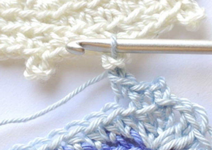 Crafting Love: Crochet Heart Triangle Motif Tutorial