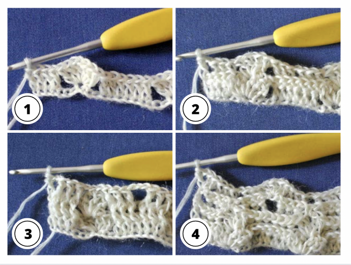 Crochet Tutorial: Textured Oval Shell Stitch