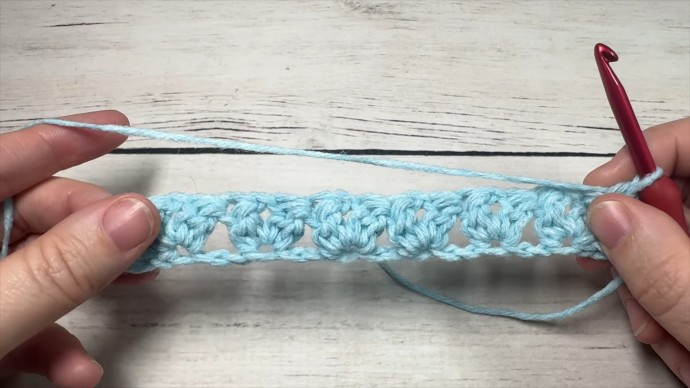 How to Crochet the Double Cluster V Stitch Photo Tutorial