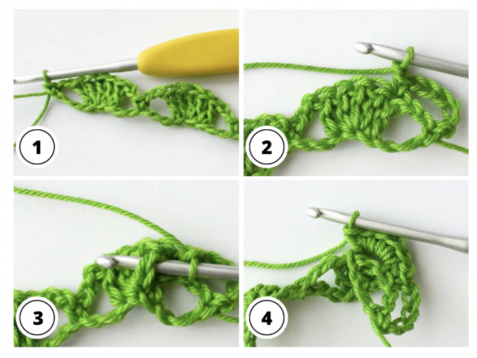 How to Crochet the Simple Heart Stitch