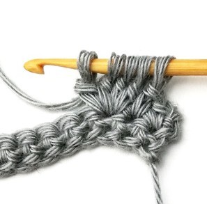 Aligned Bobble Crochet Stitch Photo Tutorial