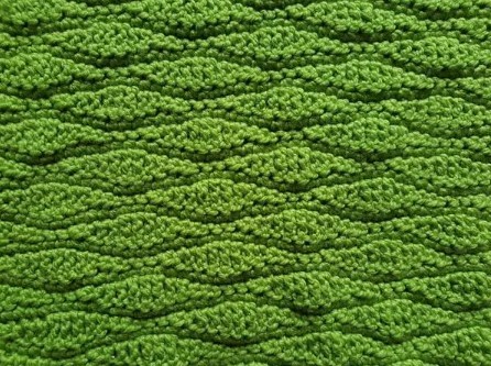 Crochet Long Wave Pattern Photo Tutorial