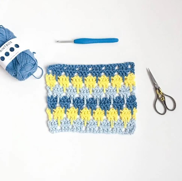 How to Crochet the Larksfoot Crochet Stitch Photo Tutorial