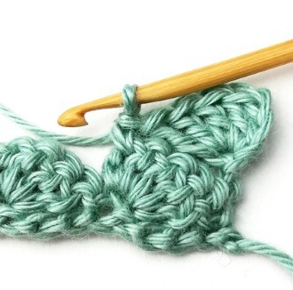 How to Crochet the Mixed Diagonal Shell Stitch Photo Tutorial