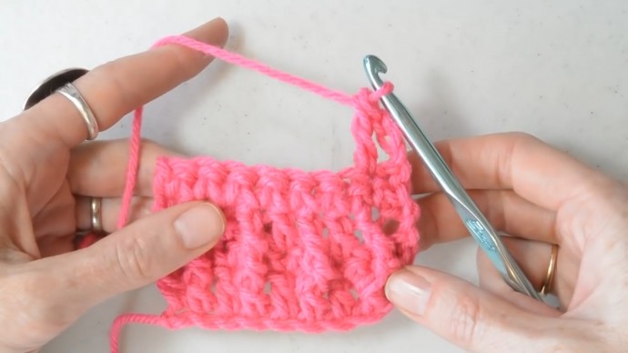 How to Crochet the Raised Ripple Stitch Photo Tutorial