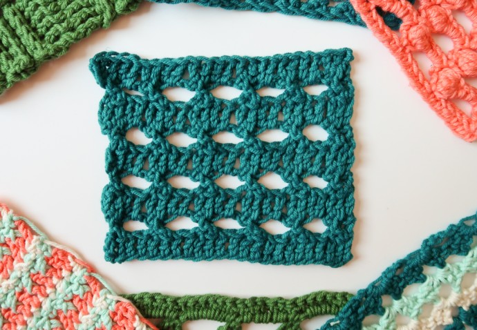O Eyelets Crochet Stitch Photo Tutorial