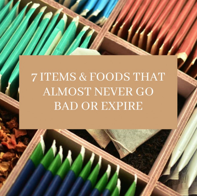 7 Items & Foods that Almost Never Go Bad or Expire