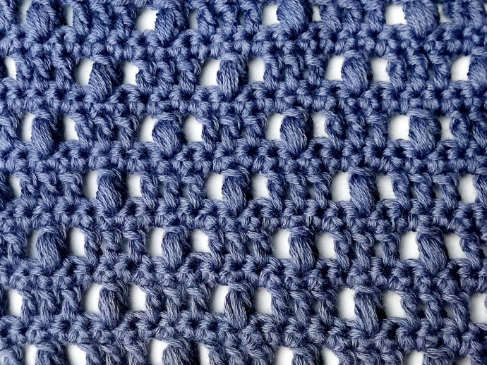 Blueberry Crochet Stitch Photo Tutorial