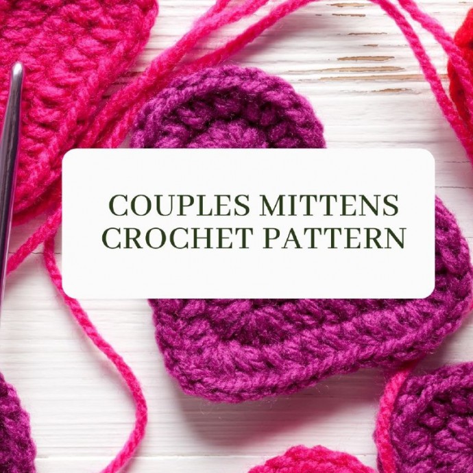 Couples Mittens Crochet Pattern