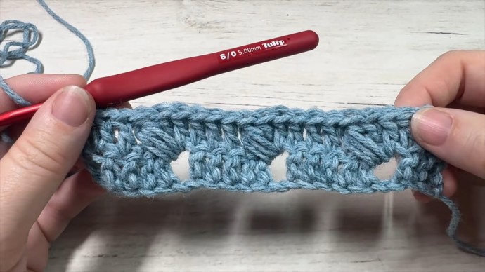 How to Crochet the Climbing Puffs Stitch Photo Tutorial