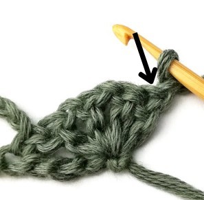 Stacked Triangles and Eyelet Crochet Stitch Photo Tutorial
