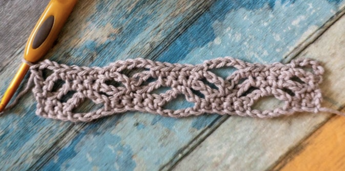 Woven Lattice Stitch Crochet Tutorial