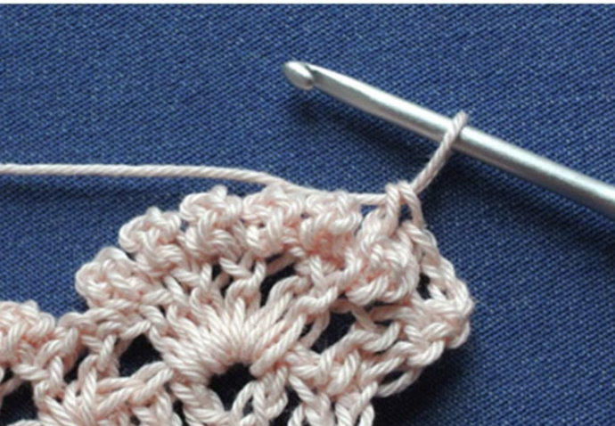 Crochet Textured Shell Stitch with Lines