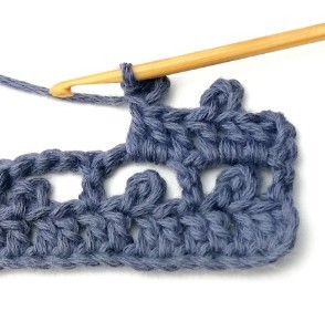 Striped Boxed Picot Crochet Stitch Photo Tutorial