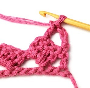 Lacy Checkered Diamond Crochet Stitch Photo Tutorial