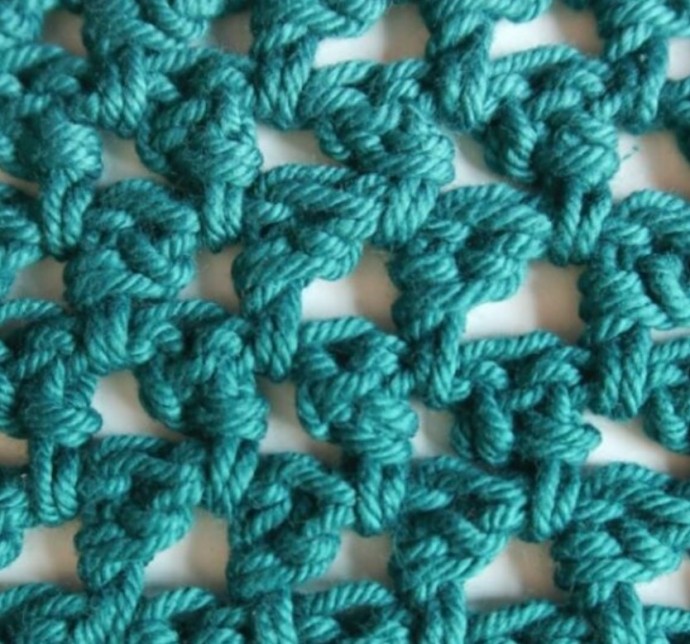 Mini Triangles Crochet Stitch Photo Tutorial