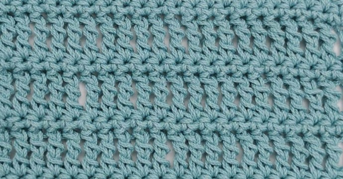 Singles and Trebles Crochet Stitch Photo Tutorial