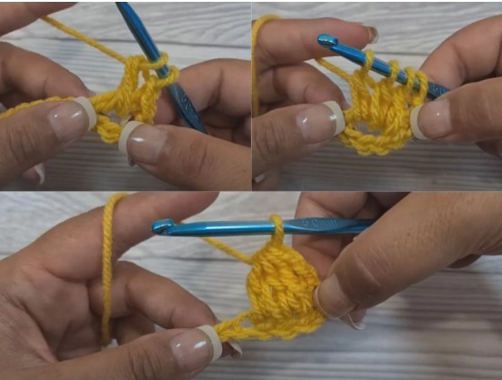 How to Crochet the Boxed Puff Stitch Photo Tutorial