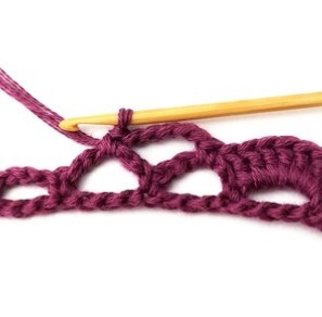 The Stacked Arches and Eyelet Crochet Stitch Photo Tutorial