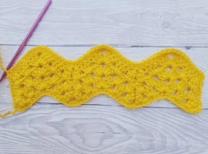 Crochet Chevron Swirls Stitch Photo Tutorial