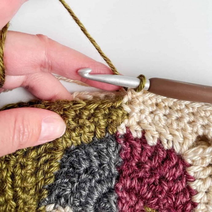 Crochet Patchwork Revelry Scarf Pattern