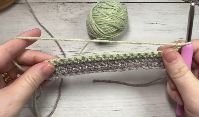 Knotted Single Crochet Stitch Photo Tutorial