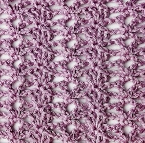 Lacy V and Double V Crochet Stitch Photo Tutorial
