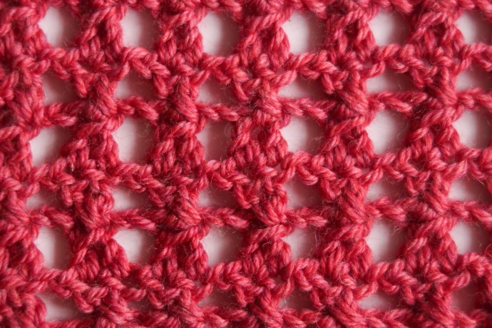 Lace Diamond Crochet Stitch