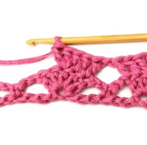 Large Uneven Clam Crochet Stitch Photo Tutorial