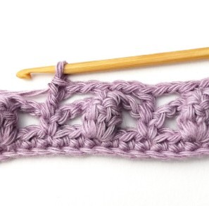 How to Crochet the Lacy Striped Popcorn Stitch Photo Tutorial