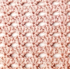 Shell Eyelet Crochet Stitch Photo Tutorial